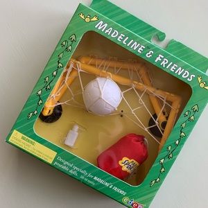 Eden madeline & friends doll poseable accessories soccer ball set
